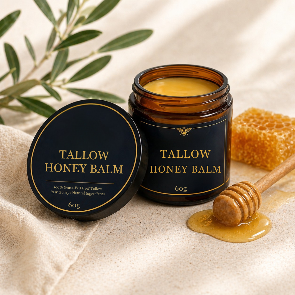 Pure Organic Grass-Fed Beef Tallow Balm