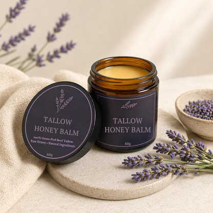 Pure Organic Grass-Fed Beef Tallow Balm