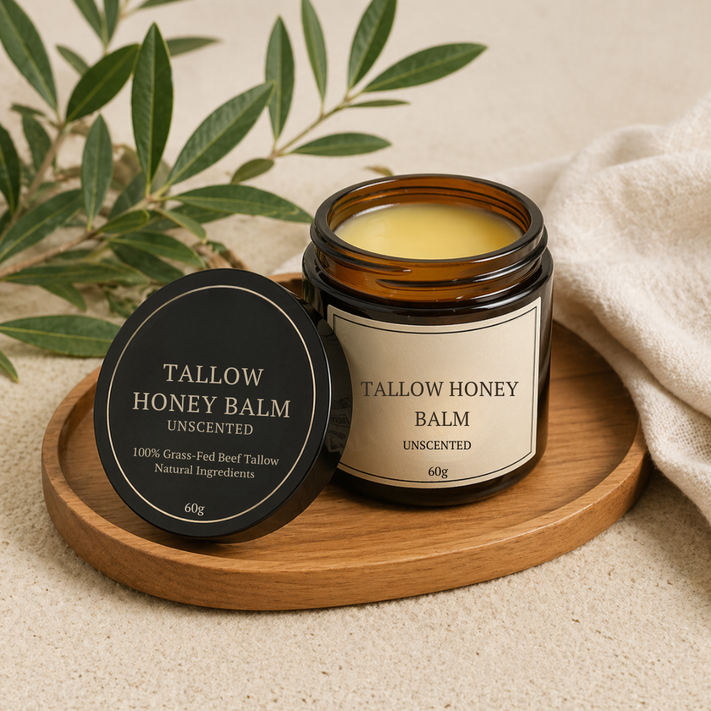 Pure Organic Grass-Fed Beef Tallow Balm